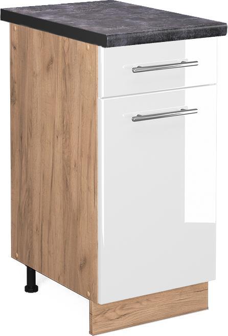 Anthrazit, Goldkraft Eiche, Weiss Hochglanz