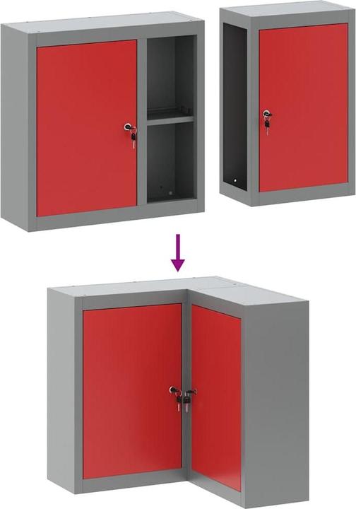 Actual product image vidaXL Eckschrank (55 cm, 55 cm)