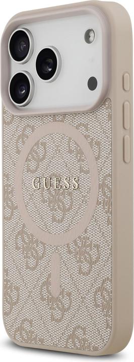 Actual product image Guess - 4G Ring Classic Logo MagSafe (GUHMP17LG4GFRP) - iPhone 17 Pro - Pink (Apple iPhone 17 Pro)