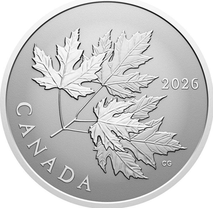 The Royal Mint Silber Gleaming Maple Leaf 1/2 oz RP - 2026 (1.00, 2026)