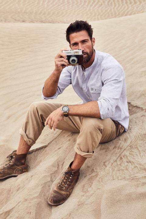 Actual product image JP1880 Basic Fit Linen Blend Pants (L)