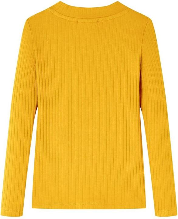 Immagine prodotto VidaXL Camicia da bambino a maniche lunghe ocra 116, materiale: 95% cotone. 5 (116)