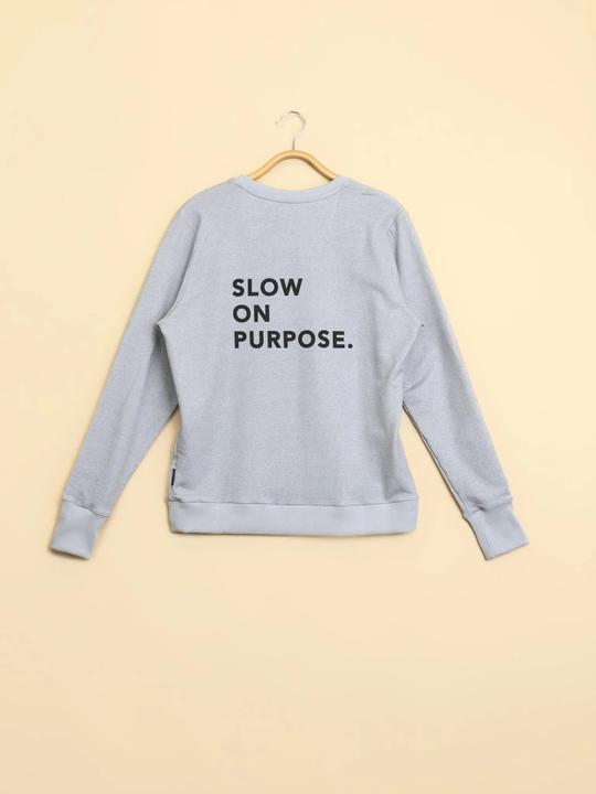 Produktbild Snurk Pullover Damen Slow On Purpose Grau (XXL)