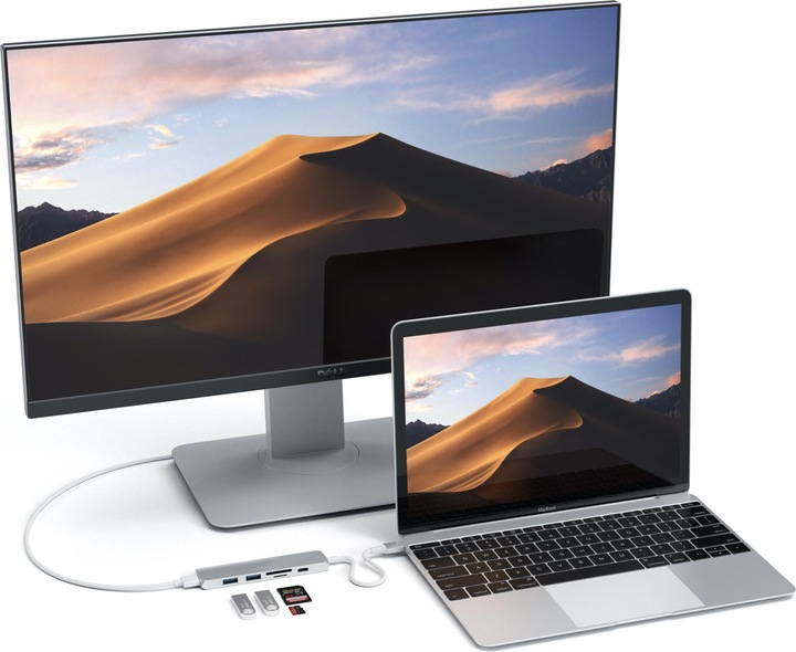 Produktbild Satechi USB-C Slim Multiport V2 (USB-C, 6 Ports)