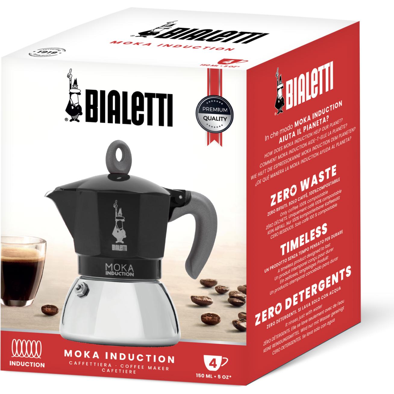 Thumbnail - Bialetti Moka Induktion, Espressokocher, Schwarz