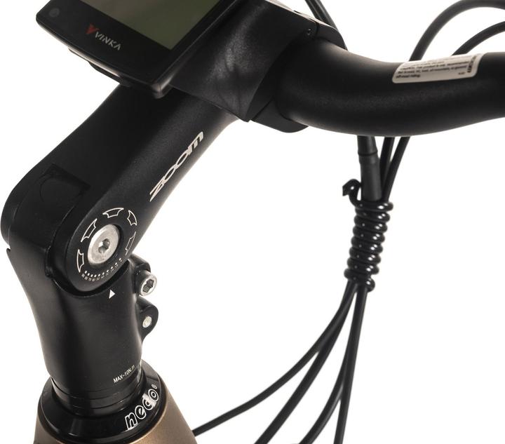 Actual product image Adore E-city bike 27.5" aluminium city bike CX-290 mid-motor 75NM / 15Ah bronze (48 cm)