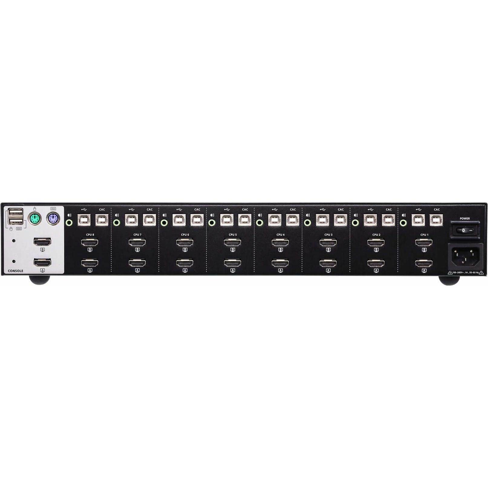 Thumbnail - Aten CS1148H KVM Secure Switch, KVM Switch, Schwarz