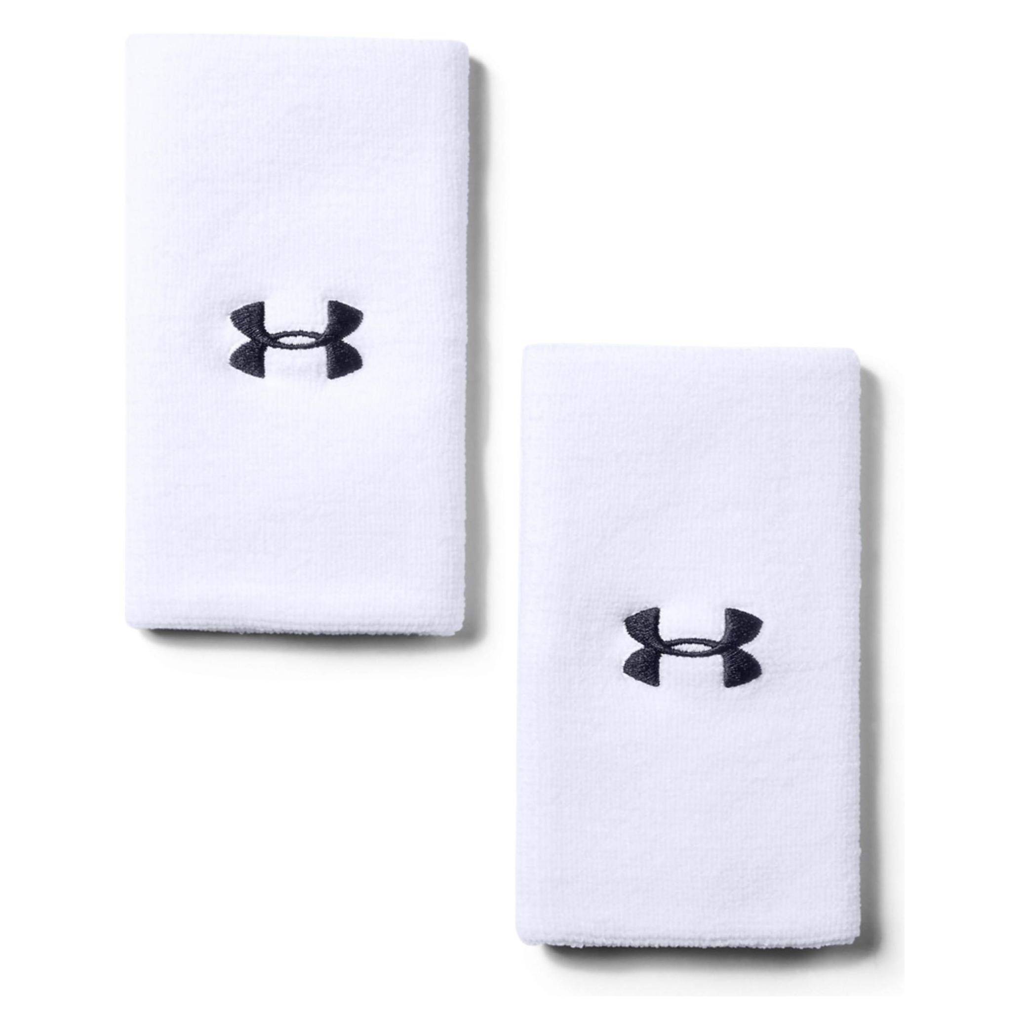 Under Armour, Schweissband, Ua 6 Performance Wristband, Weiss
