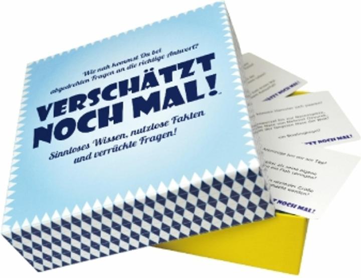 Actual product image Topic of conversation: Guess again! (German)