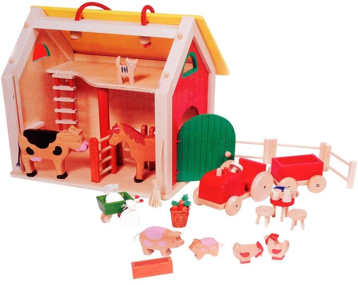 Actual product image Goki Suitcase farmhouse