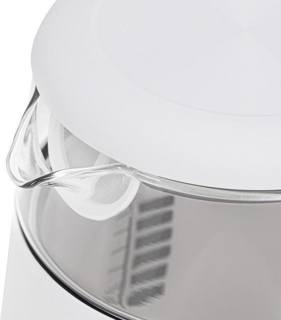 Produktbild Adler AD 1305 elektrischer Wasserkocher weiss/silbern (1.70 l)