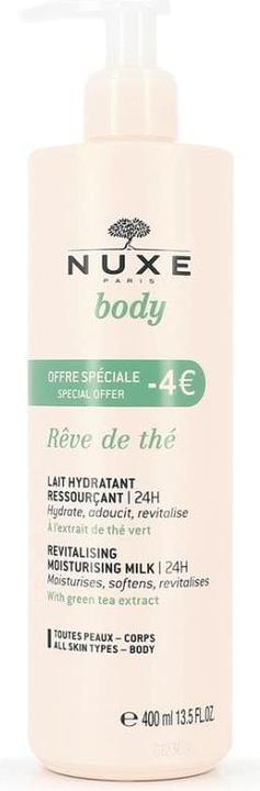 Actual product image Nuxe Body Rêve de Thé Revitalising Moisturising Milk 24HR 400ml (Body milk, 400 ml)