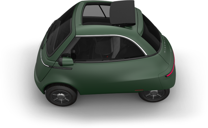 Produktbild Microlino Mid Range London Green (Elektro, 17 PS)