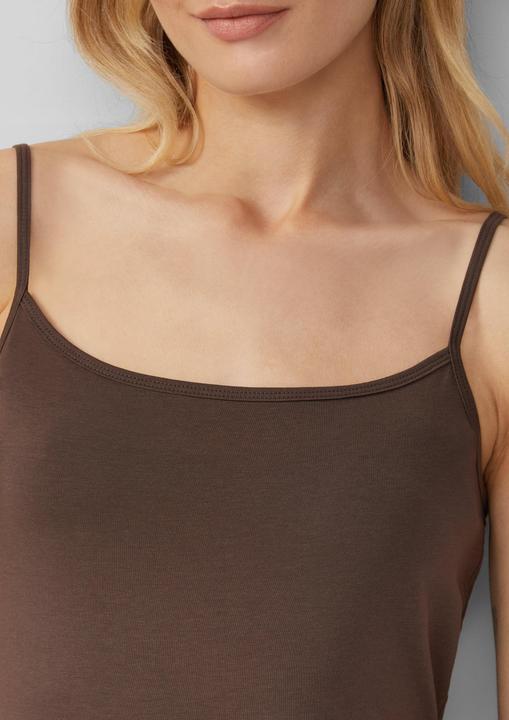 Produktbild S.Oliver T-Shirt Slim-Fit-Top aus Baumwollmix mit verstellbaren Spaghettiträgern (44)