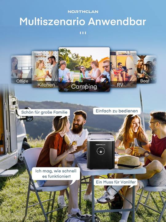 Produktbild Northclan Eiswürfelmaschine