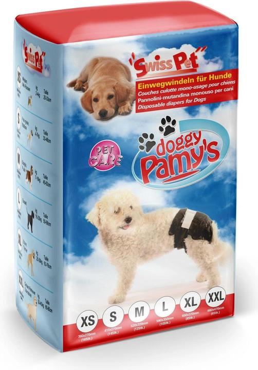 Actual product image Swisspet Doggy Pamy's disposable dog diapers (Dog)