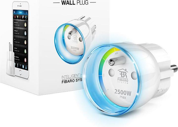 Actual product image Fibaro Z Wave wall plug