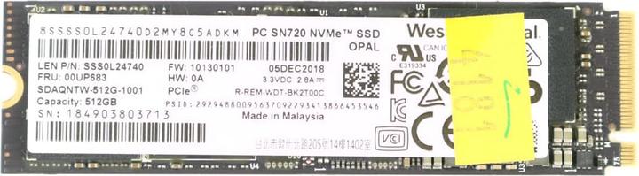 Produktbild Dell 512GB, SSD, PCIe-34, M.2, 22mm (512 GB, M.2 2280)