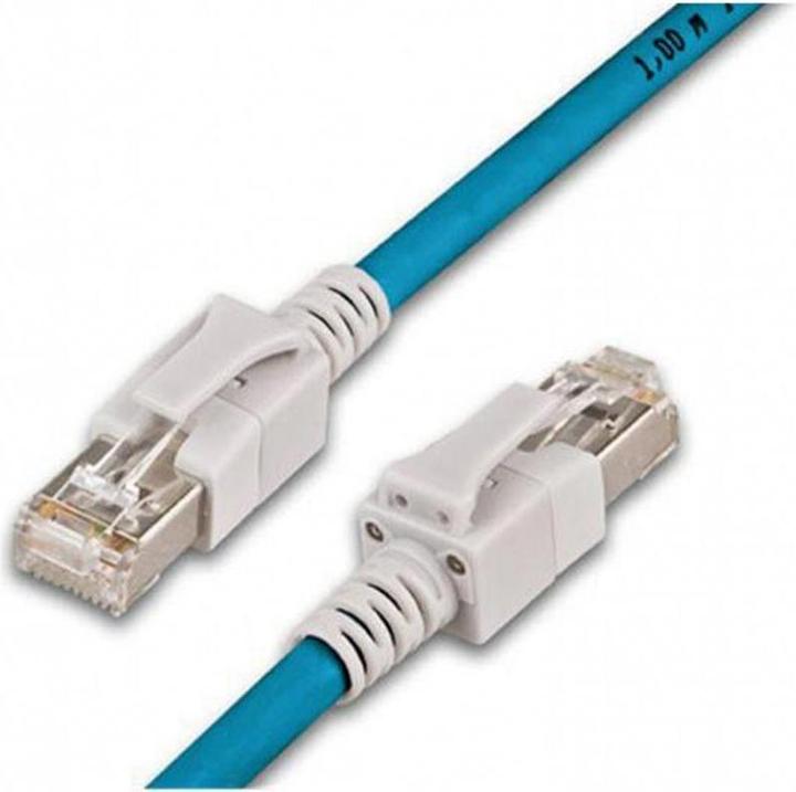 Produktbild Wirewin Cat.6A LED Patchkabel 0.5m blau (S/FTP, CAT6a, 0.50 m)