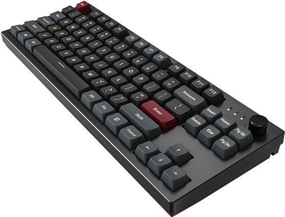 Produktbild Montech MKey TKL Darkness Gaming Tastatur - GateronG Pro 2.0 Red (US) (US, Kabelgebunden)