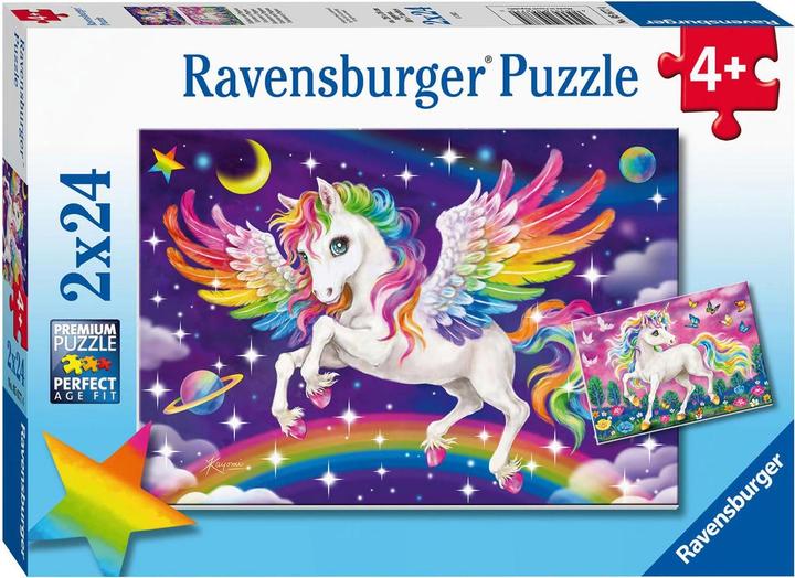 Produktbild Ravensburger Einhorn und Pegasus (24 Teile)