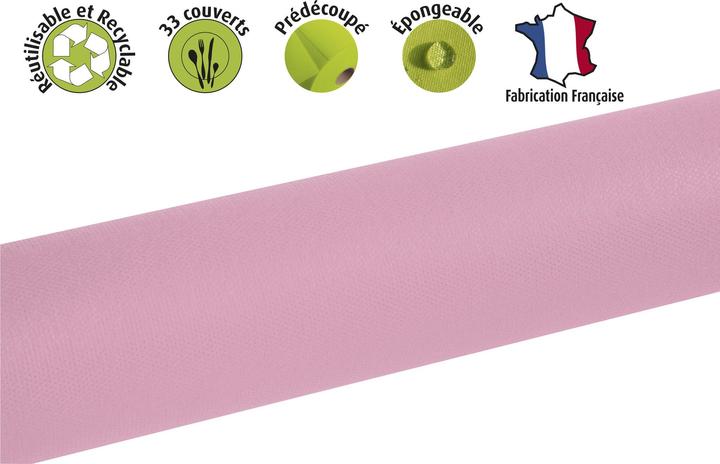 Actual product image Exacompta Tablecloth Rolls Spu nbond L120x10m Pink