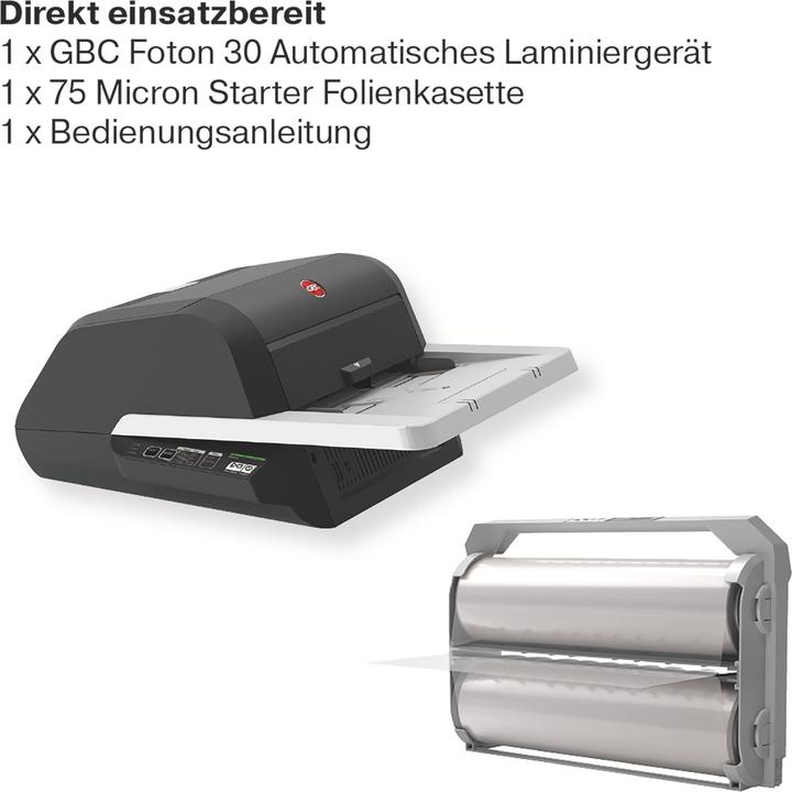 Produktbild GBC Laminiersystem Foton 30 (75 - 125 µm, A3)