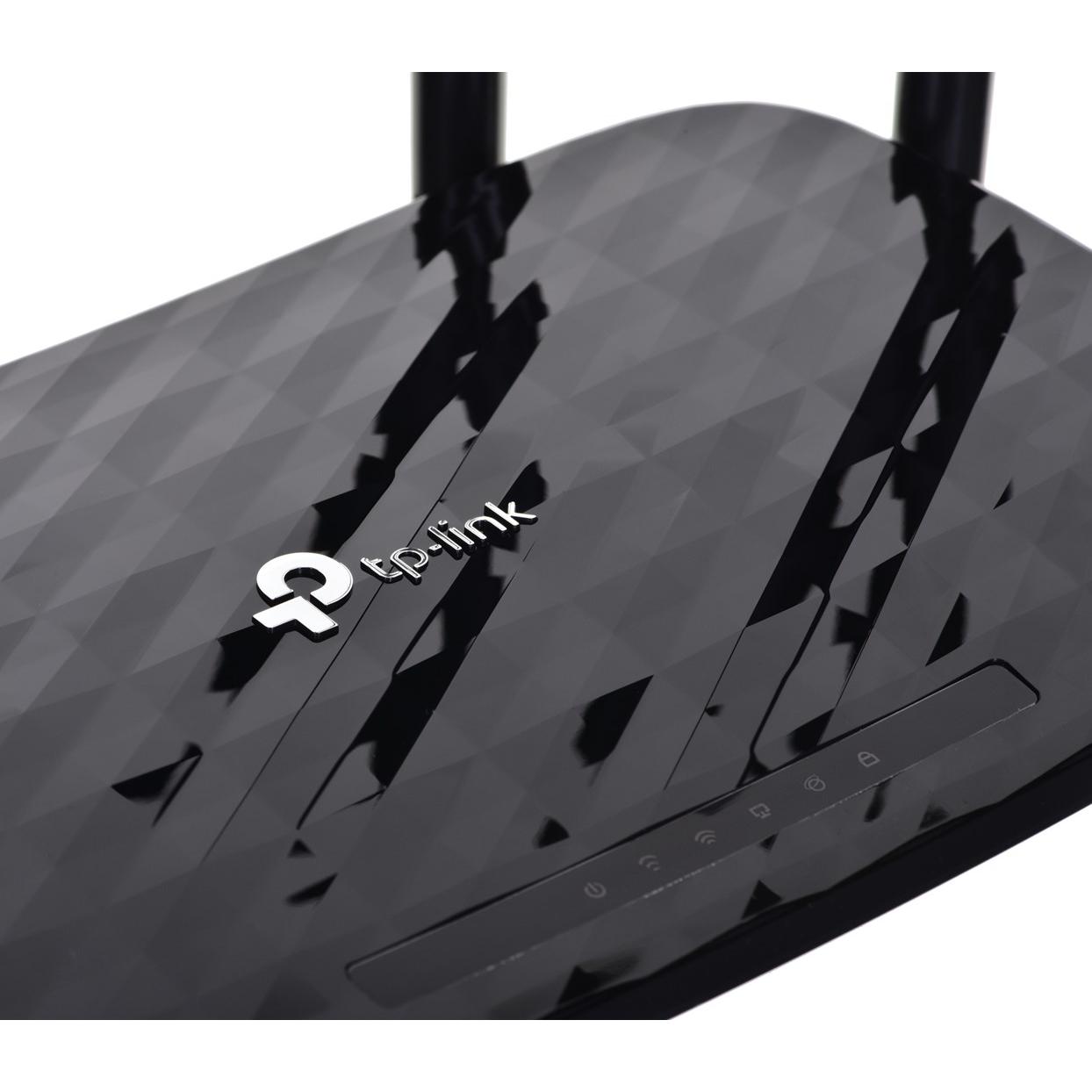 Thumbnail - TP-Link Dwupasmowy, gigabitowy router bezprzewodowy AC1300, Router, Schwarz