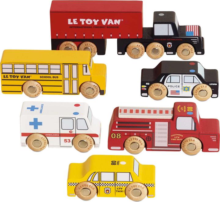 Actual product image Le Toy Van New York Car Set