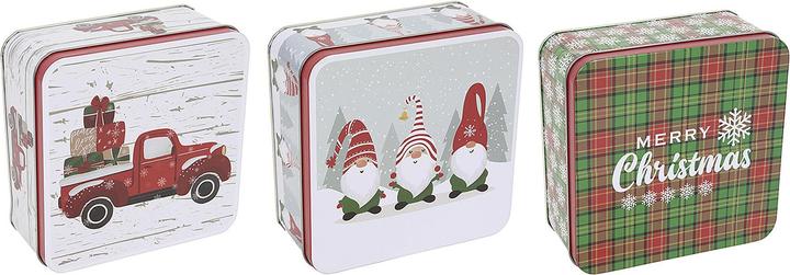 Produktbild Gebäckdose 15x15x6,5cm 3er Set