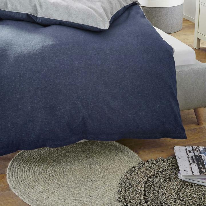Produktbild Biberna Melange Flanell Wendebettwäsche 840500 (Duvetbezug, 155 x 220 cm, 80 x 80 cm)