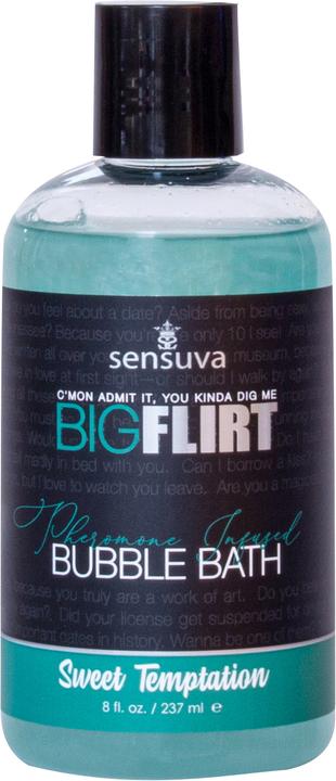 Sensuva Big Flirt Pheromone Bubble Bath Sweet Temptation 237 ml (237 ml, Badeperlen)