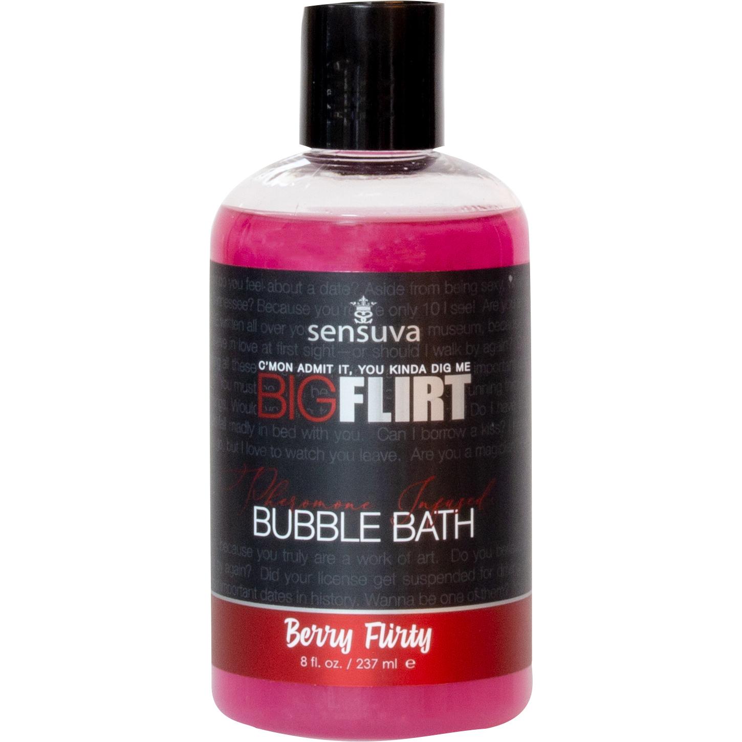 Thumbnail - Sensuva, Badezusatz, Big Flirt Pheromone Bubble Bath Berry Flirty 237 ml (237 ml, Badeperlen)