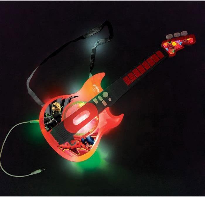 Immagine prodotto Lexibook Miraculous Elektronische Gitarre mit Mikrofon in Brillenform (Francese)