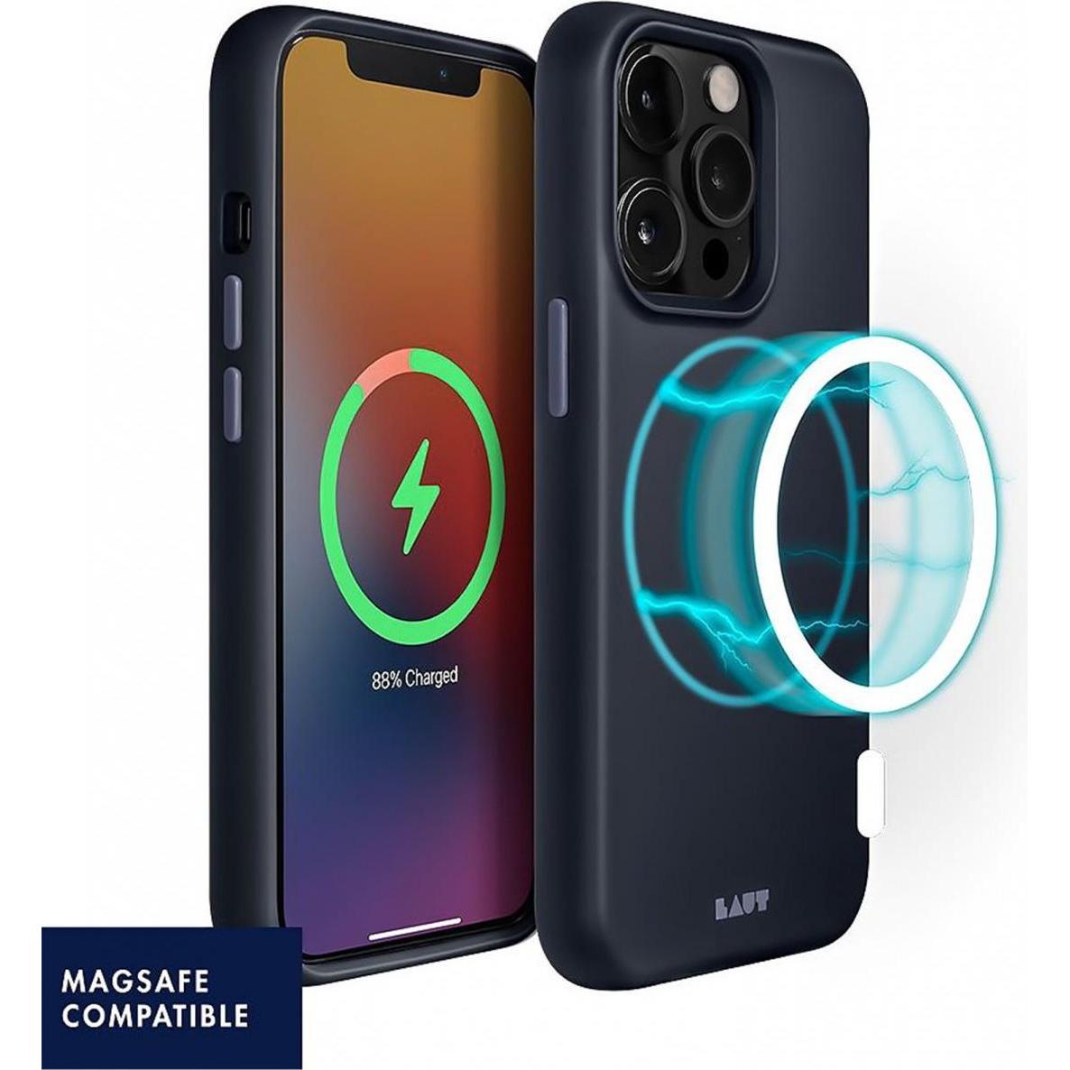 Laut HUEX (MagSafe) (Apple iPhone 13 Pro), Smartphone Hülle, Blau