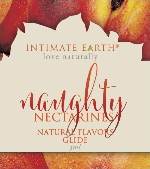 Produktbild Intimate Earth Natural Flavors Glide Nectarines Foil 3 ml