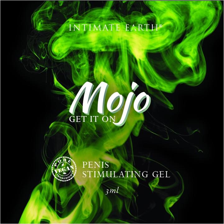 Actual product image Intimate Earth Mojo Niacin & Ginseng Penis Stimulating Gel 3 ml Foil (3 ml)