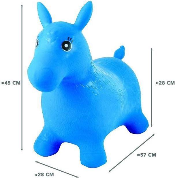 Actual product image Lexibook Inflatable Blue Bouncy Horse