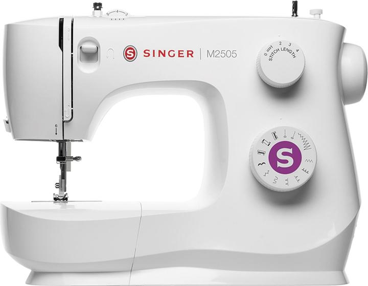 Singer Sewing Aparatas M2505 Nombre de points de couture 10, Baltas