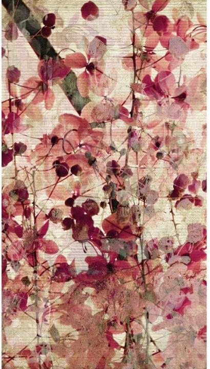 Produktbild Trenddeko Vliestapete Vintage Blütenmuster, 240 x 260 cm (BxH) (240 x 260 cm)