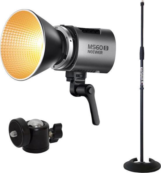 Produktbild Neewer Dauerlicht MS60B LED Foto-Videolicht mit Stativ und Kugelgelenk (Videoleuchte)