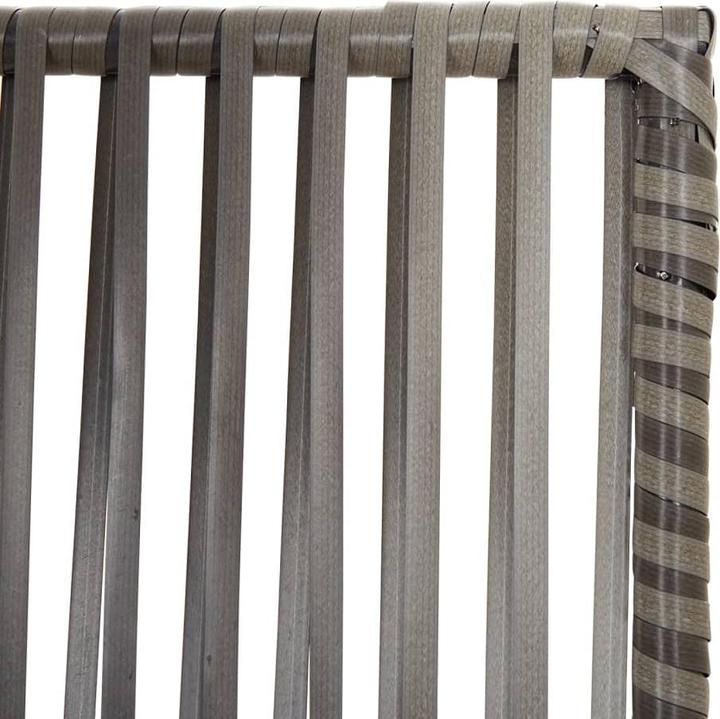 Produktbild vidaXL Paravent 3-tlg. Grau Poly Rattan,Farbe: Grau,Material: Poly