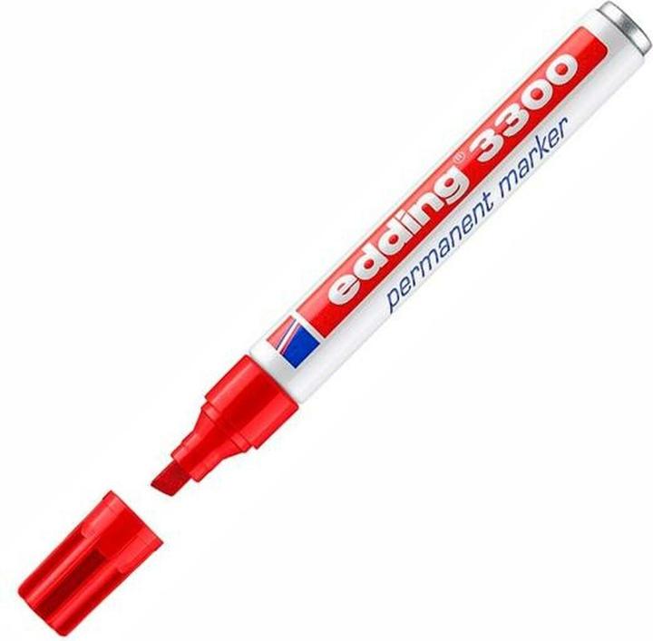 Produktbild Edding Permanent Marker 3300, mit Keilspitze (10 x)