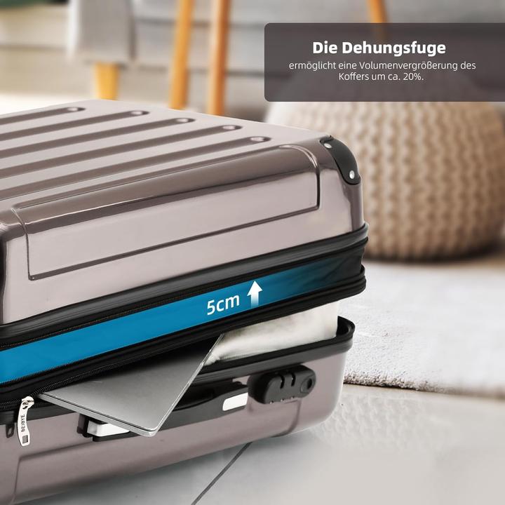Actual product image Beibye 3-tlg. Hartschalenkoffer-Set