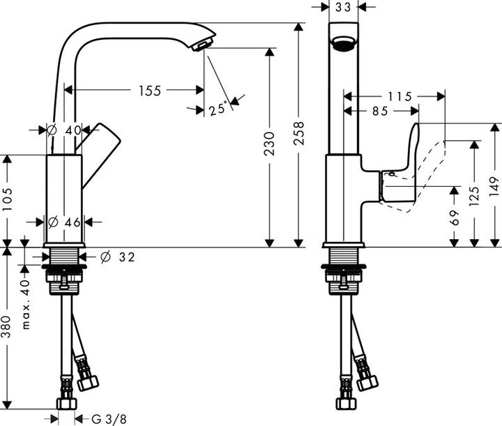 Produktbild hansgrohe Metris Chrom