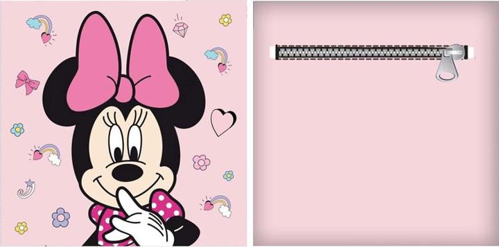 Procos Disney Minnie Kissen, dekoratives Kissen mit abnehmbarem Bezug 35x35 cm Samt