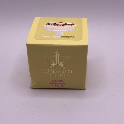 Actual product image Jeffree Star Banana Fetish Velvet Lip Scrub Bananasplit - Rare - NEW IN BOX (Lip Scrub)