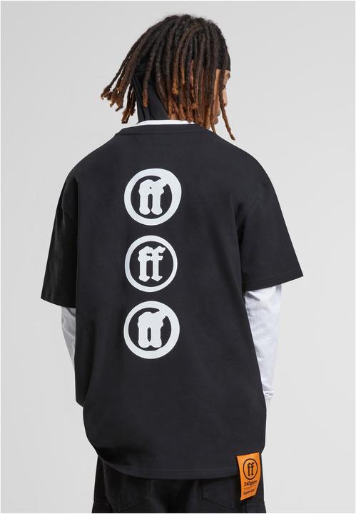 Produktbild Forgotten Faces Fading Logo Statue Oversize Tee black M (M)