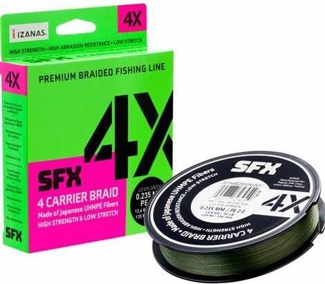 Produktbild Sufix 4x SFX Carrier Braid – 275m (13.60 kg, 0.23 mm)