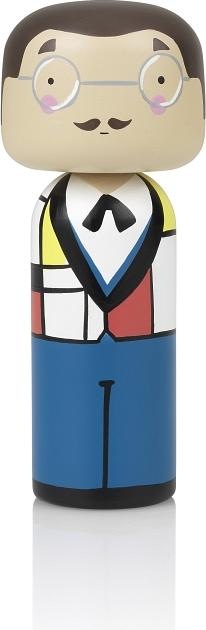 Produktbild Lucie Kaas Dekofigur Piet Mondrian handdekoriert